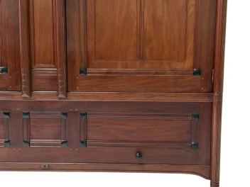 Arts & Crafts Armoire or Wardrobe by Jac. van den Bosch for 't Binnenhuis, 1910